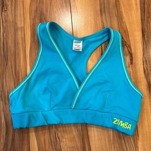 Zumba sports bra size large